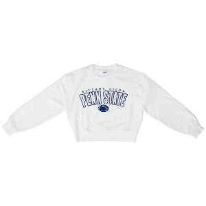 women's white Penn State Nittany Lions crew neck sweatshirt
